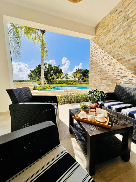 Relax Apto Pool And Golf View In Cana Pearl