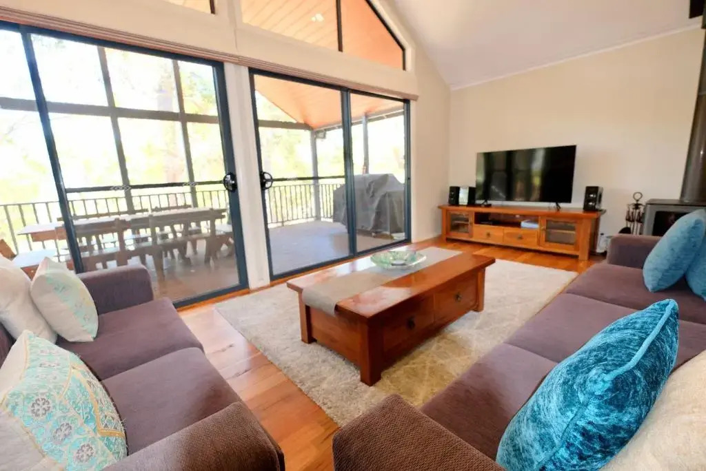 Treehouse-elevated nature setting, kids TV room