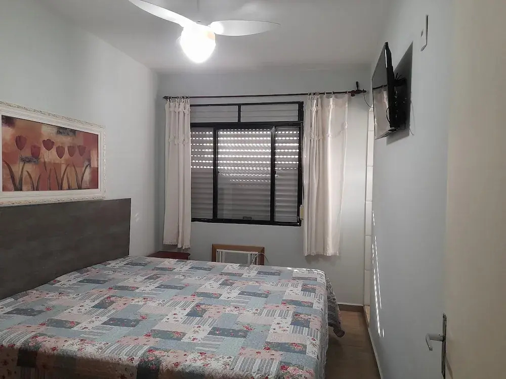 Apartamento em frente a Praia Santos