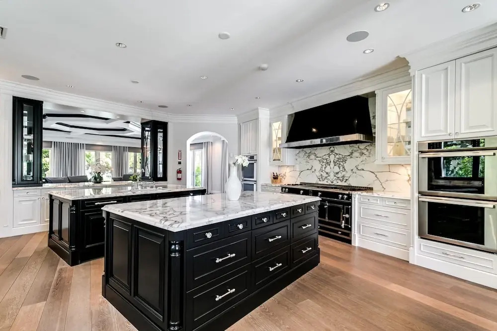 Waterfront Mansion With Game Room Gym Media Room and Guest House