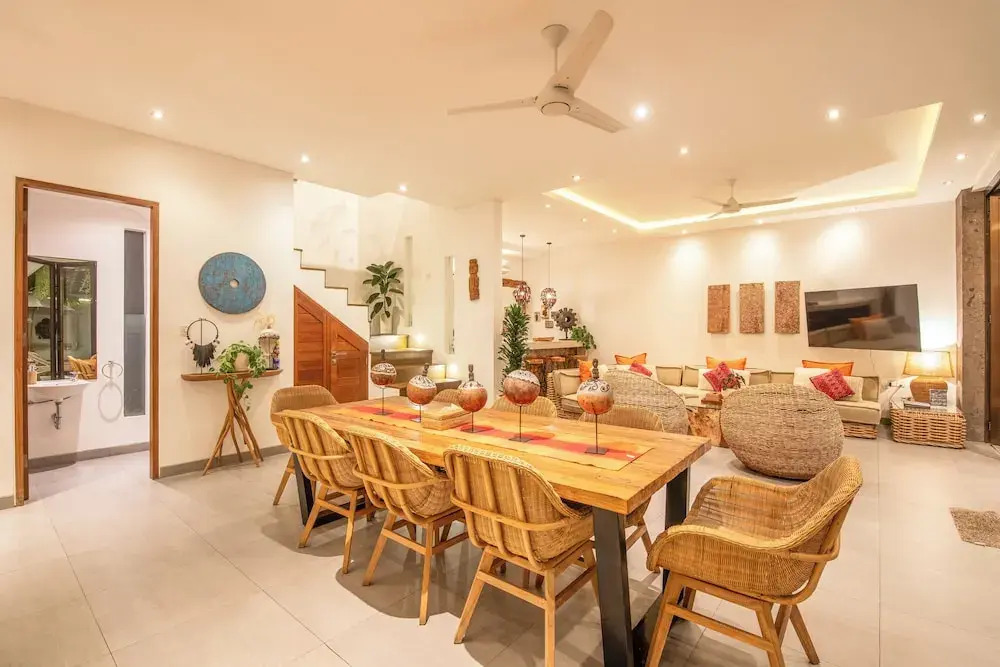 Luxury 4BR Haven, Steps to Canggu's Beach Elegance