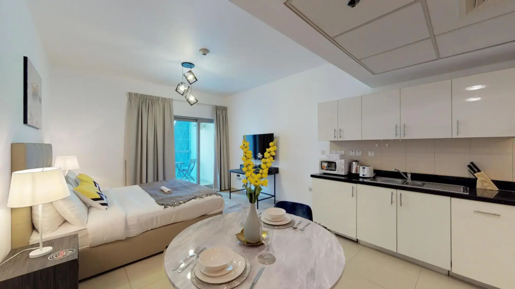 ★Luxe Studio/Sleeps 2 /Balcony/Gym/Tennis★