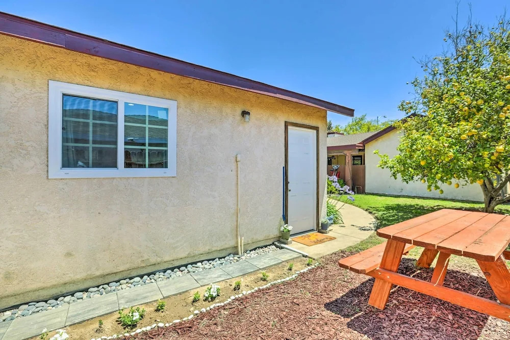 Cozy Lompoc Studio w/ Patio ~ 9 Mi to Beach