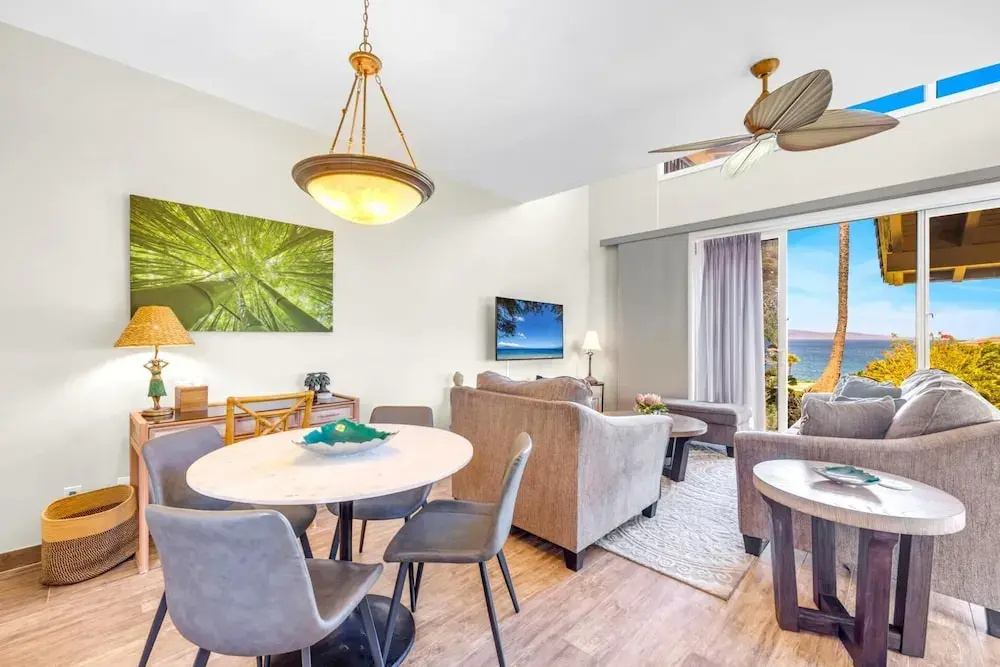 Kapalua Bay Villas Ocean View 1 BR Sleeps 4 Villas Steps to Beach Complimentary Car with 6 Nights KBV-24G3 by KBM