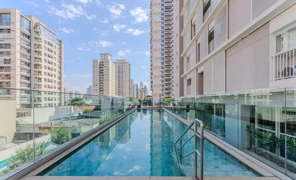 Studio w/ Pool Near Morumbi Shopping Mall Jbn0043