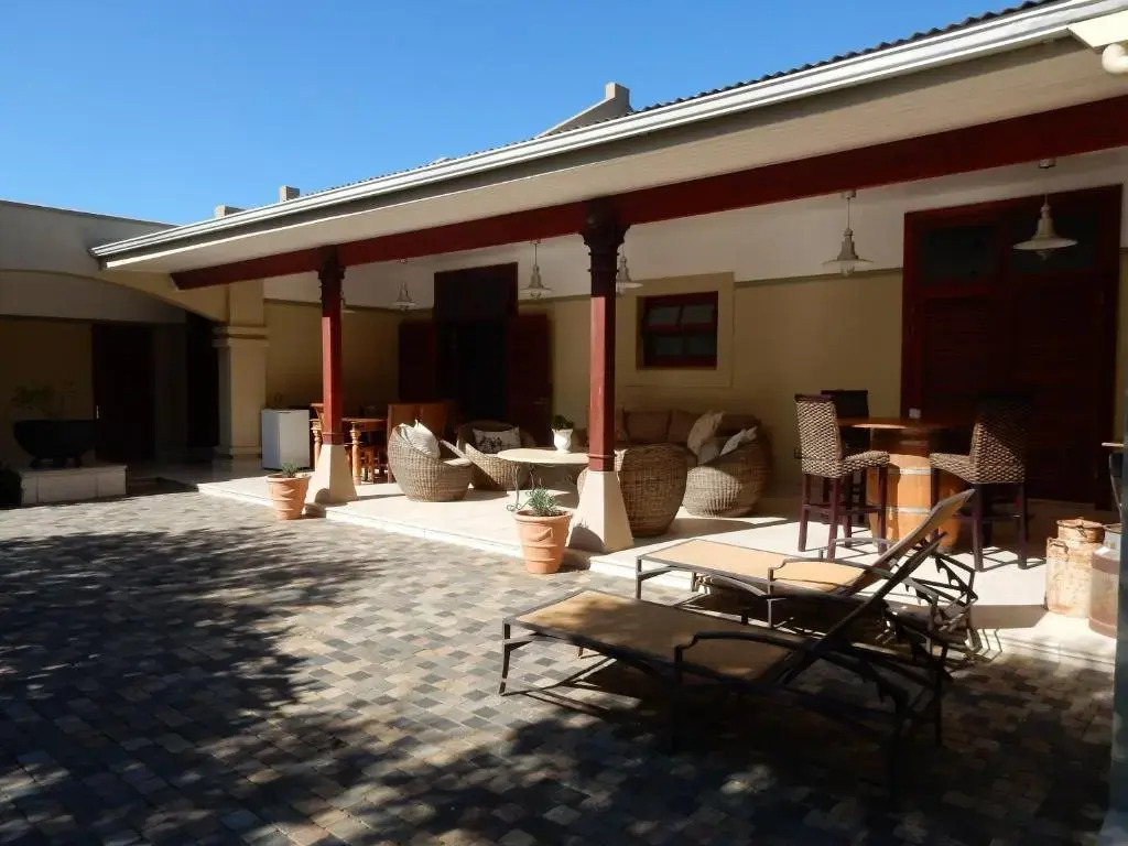 The Courtyard at La Loggia