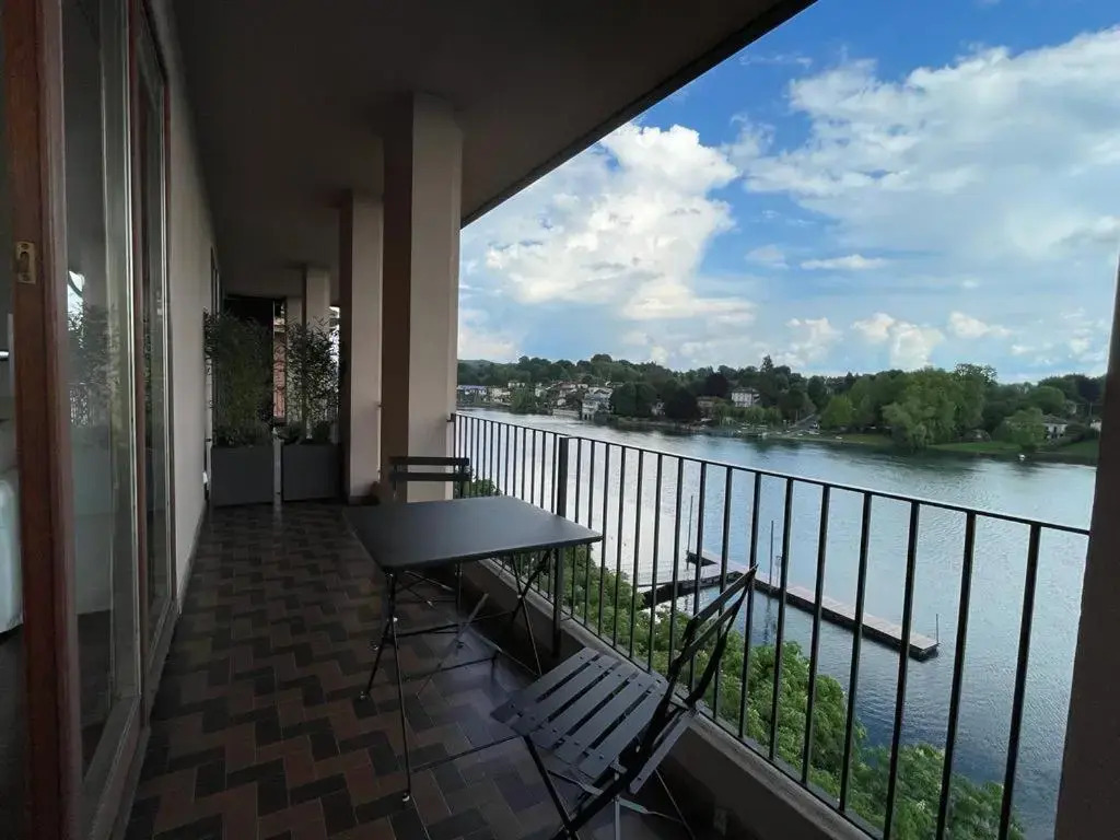White 1 - city center river view