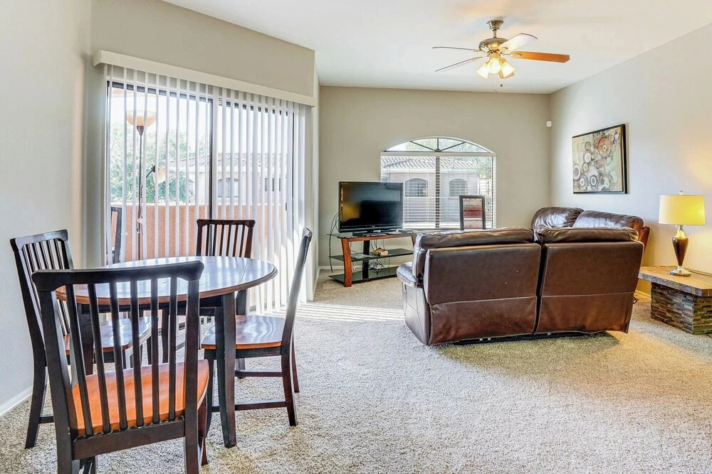 2 Desert Breeze Villas Units: Patios & Pool Access