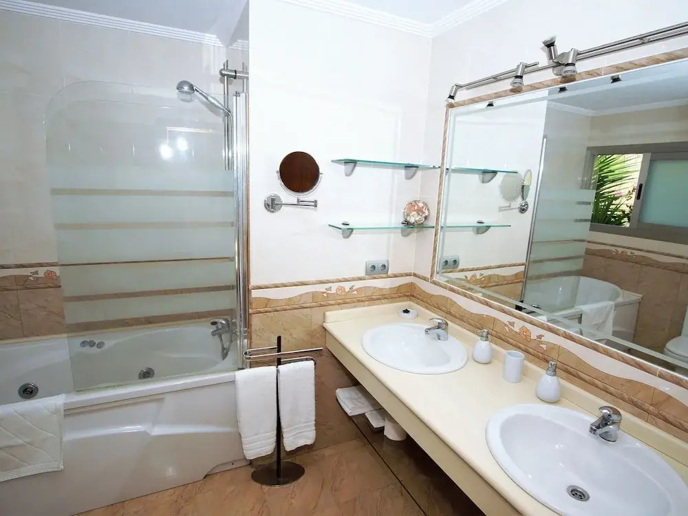 Spacious modern villa, with beautiful waterfall in Talamanca near Ibiza town!