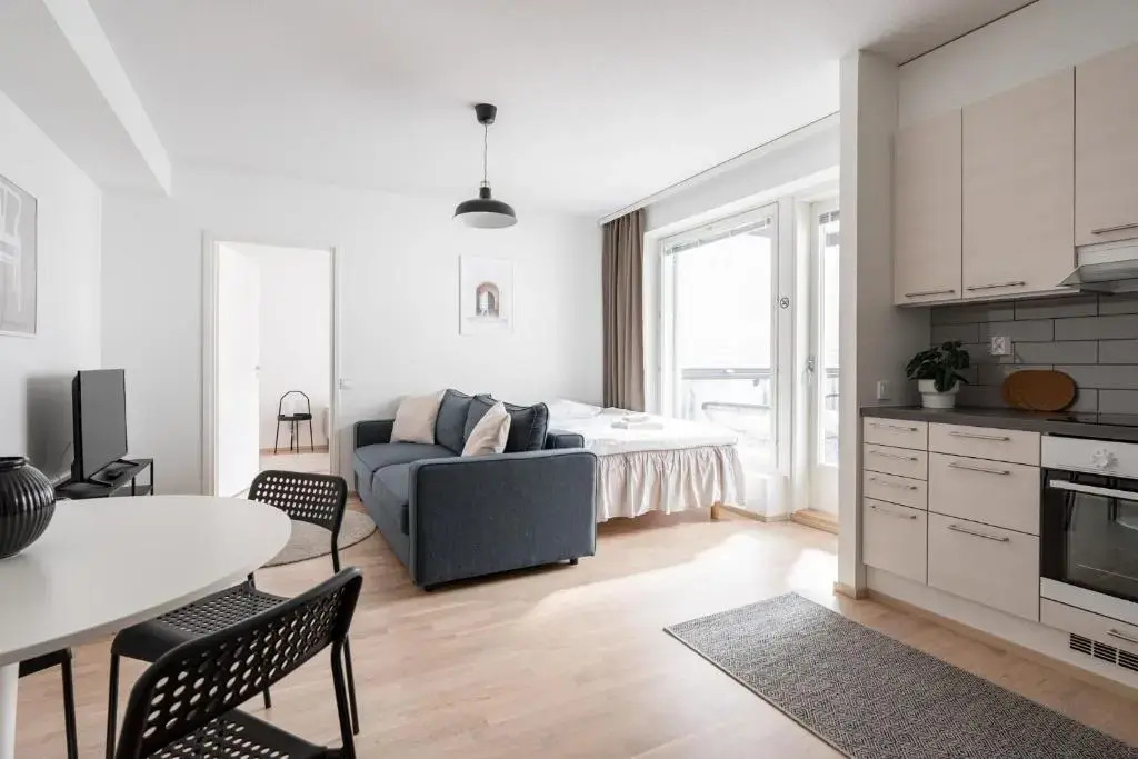 2ndhomes Tampere "Posteljooni" Apt - New 1BR Apt with Balcony and Best Location