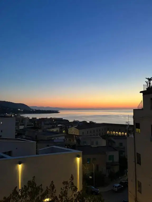 Window on the sunset