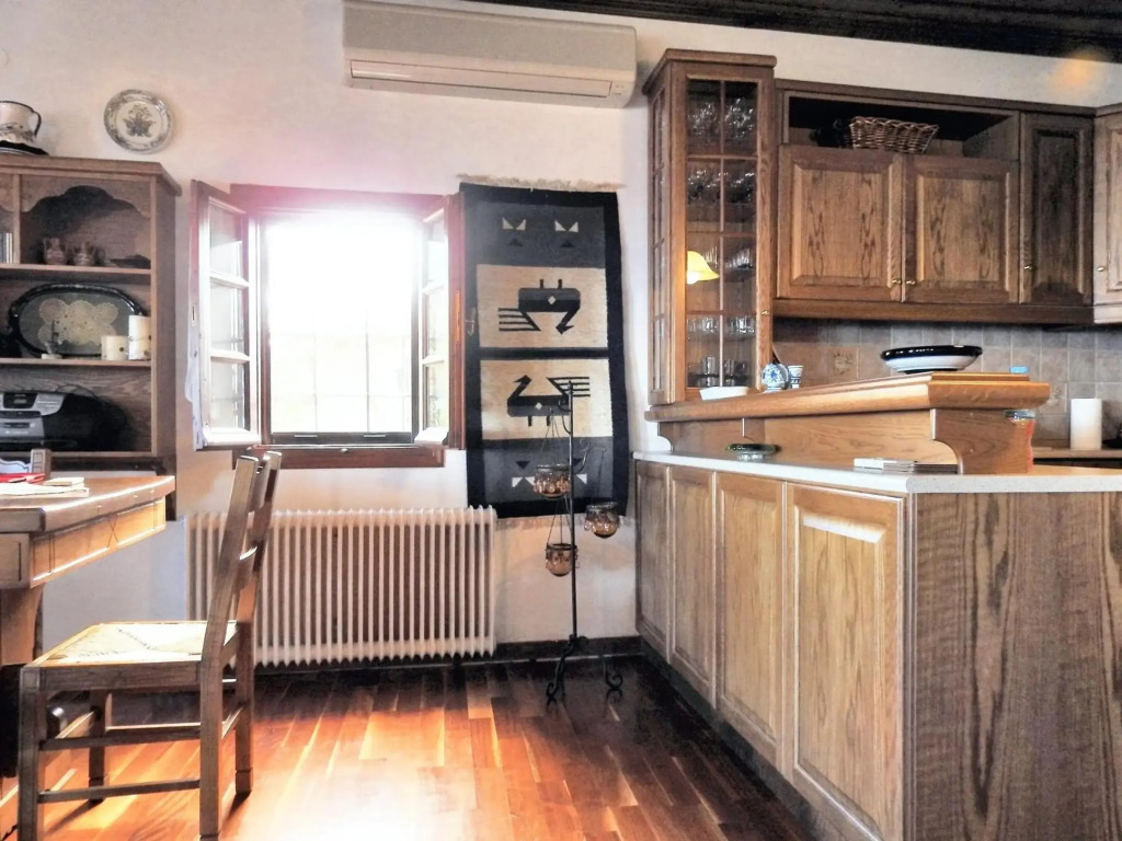 4 bedrooms house with sea view furnished terrace and wifi at Volos 6 km away from the beach