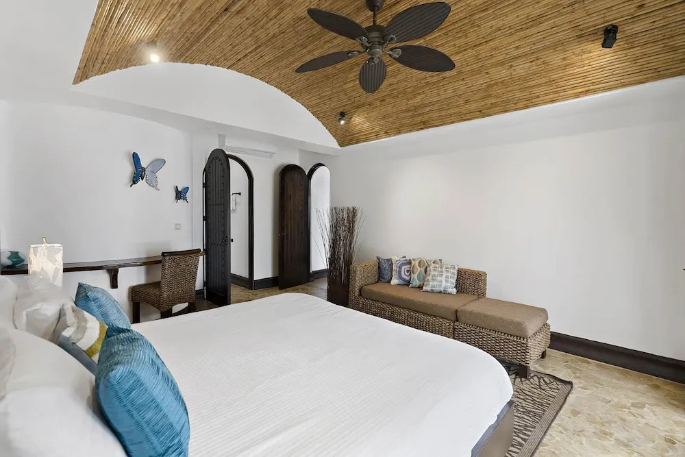 Dreamy Spanish-Style Villa with Sweeping Ocean Views, Elegant Nautical Design & Giant Infinity Pool