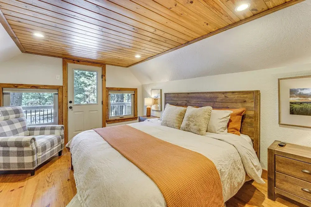 Hot Tub + Fireplace: Cozy Angel Fire A-frame Cabin