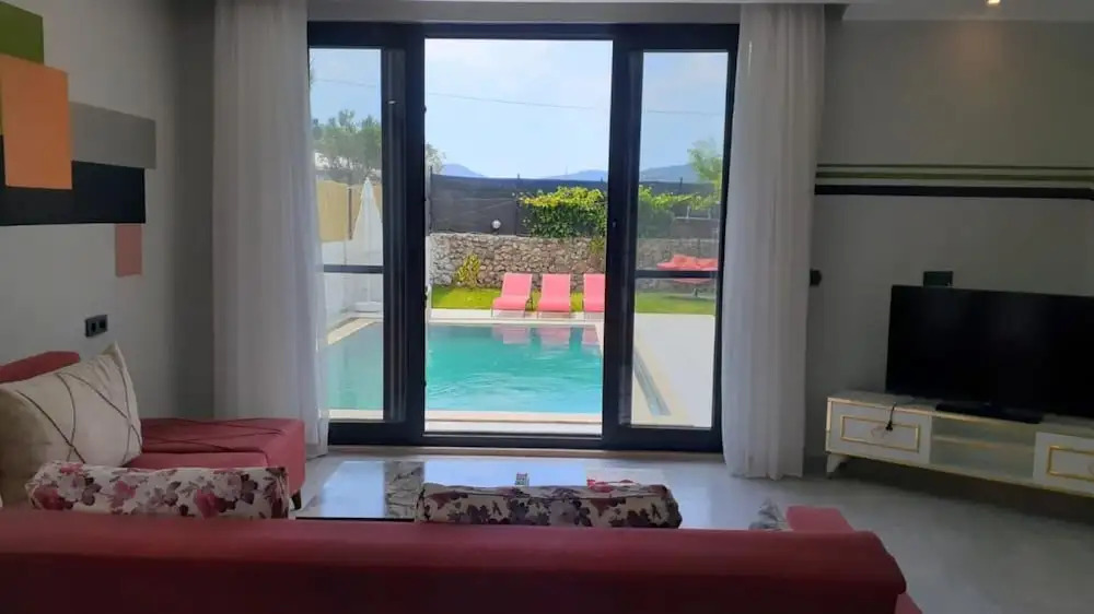 Colorful Villa With Private Pool and Garden in Fethiye