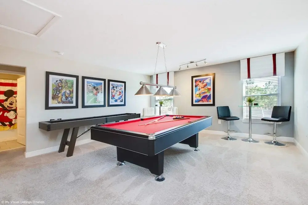 Tropical Luxury Near Disney! Professionally Decorated With Huge Pool, Game Room. 6bd/ 4.5ba #6st129