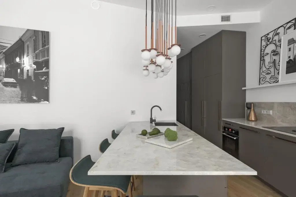 2BR flat with terrace in Vilnius Old Town by IVIS House