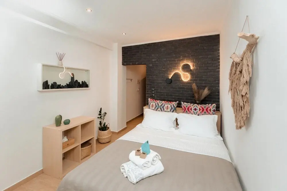 Sea View 1 Bed Apartment in Nea Peramos - Terrace