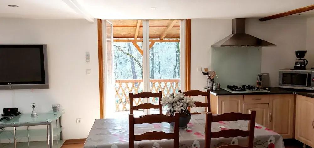 Chalet With 2 Bedrooms in Saint-genest-de-beauzon, With Wonderful Mountain View, Enclosed Garden and Wifi - 40 km From the Slopes