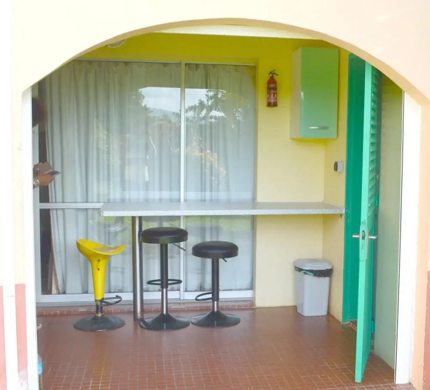 Studio in Sainte Anne, With Wonderful sea View, Furnished Garden and W