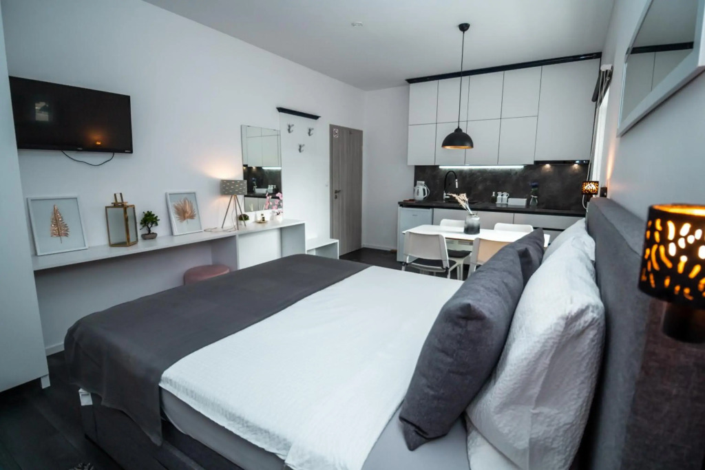 Studioapartment Black & White