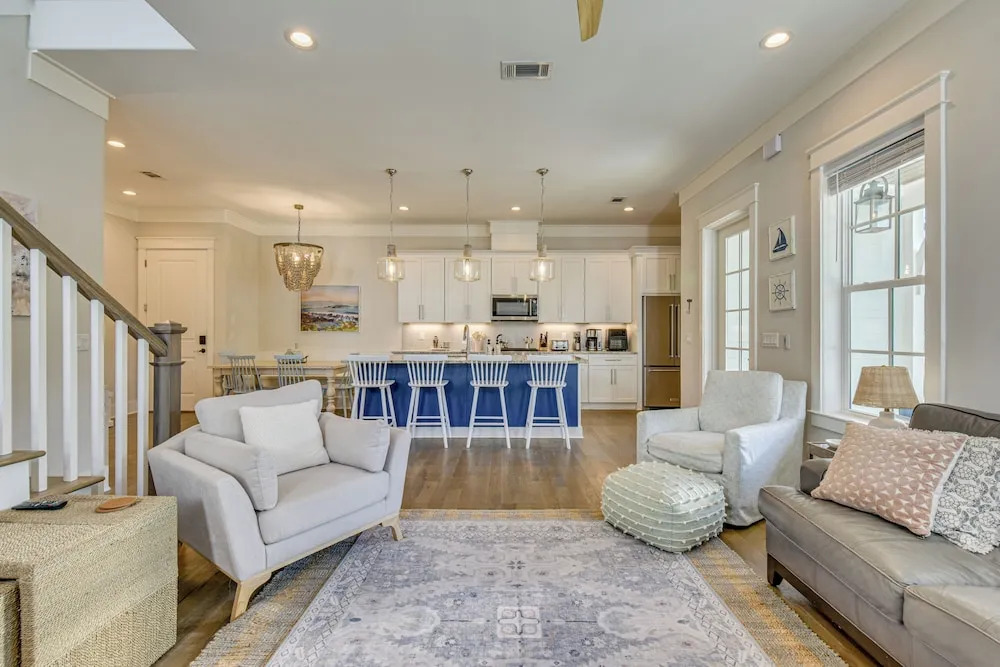 Steps to 30A Beaches! 4BR Coastal Home - Sleeps 12