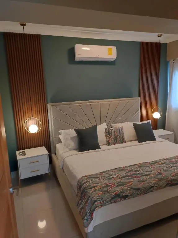 Precioso apartamento 1BR, piscina, gym, sauna, vista a la ciudad