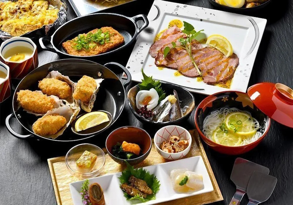 Ryokan with natural hot springs and okonomiyaki Miyajima-an Hiroshima
