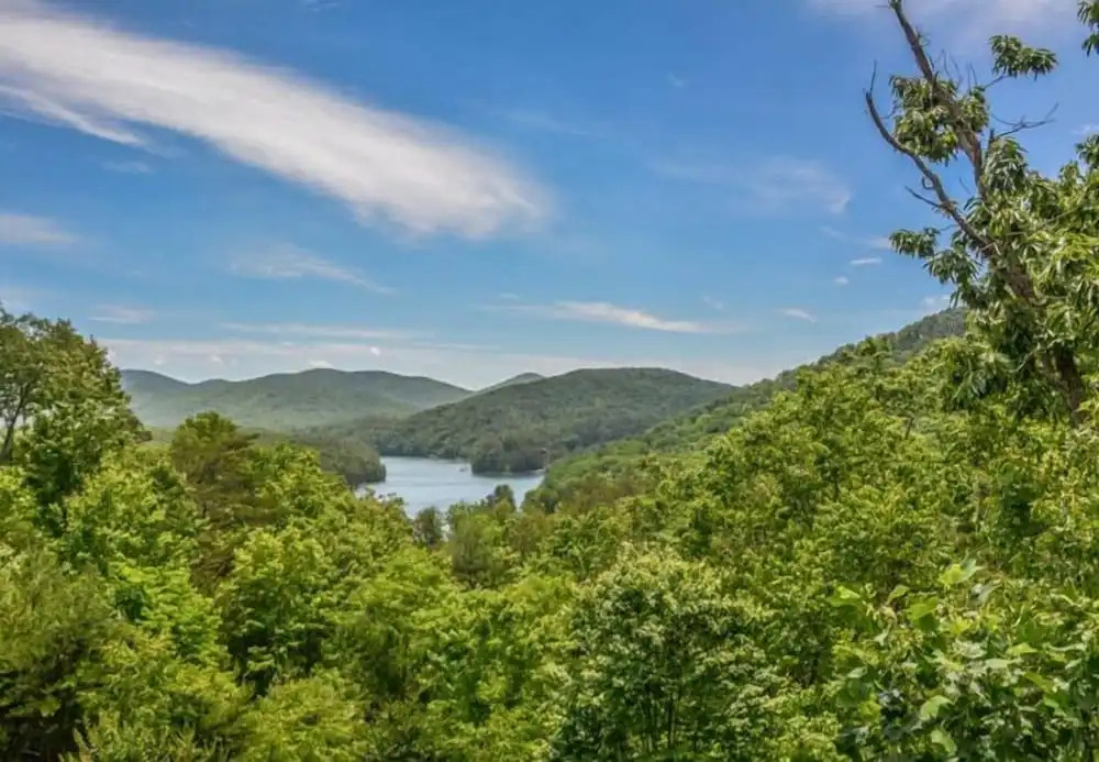 Light`s Mountain Lake Overlook
