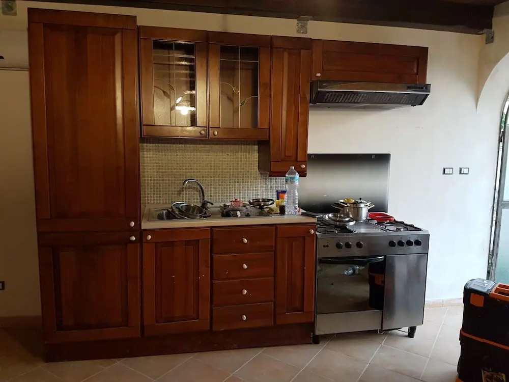 Villa rosa fronte mare