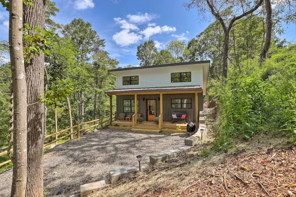 Pet-friendly Asheville Retreat w/ Hot Tub