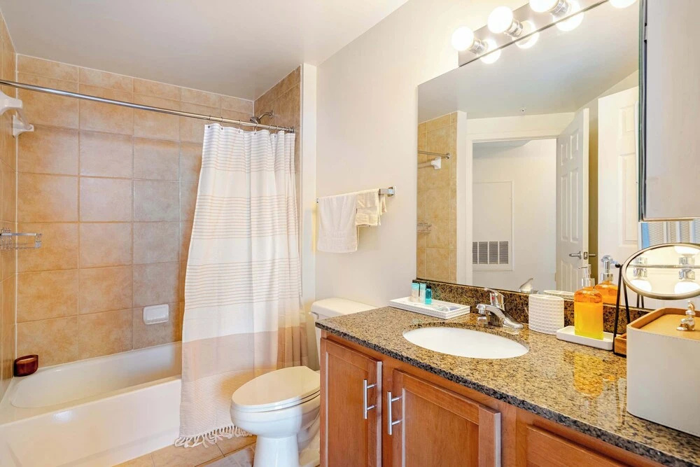 Downtown Silver Spring 2BR Skyline Balcony Suite Walkable to DC Metro Luxepad