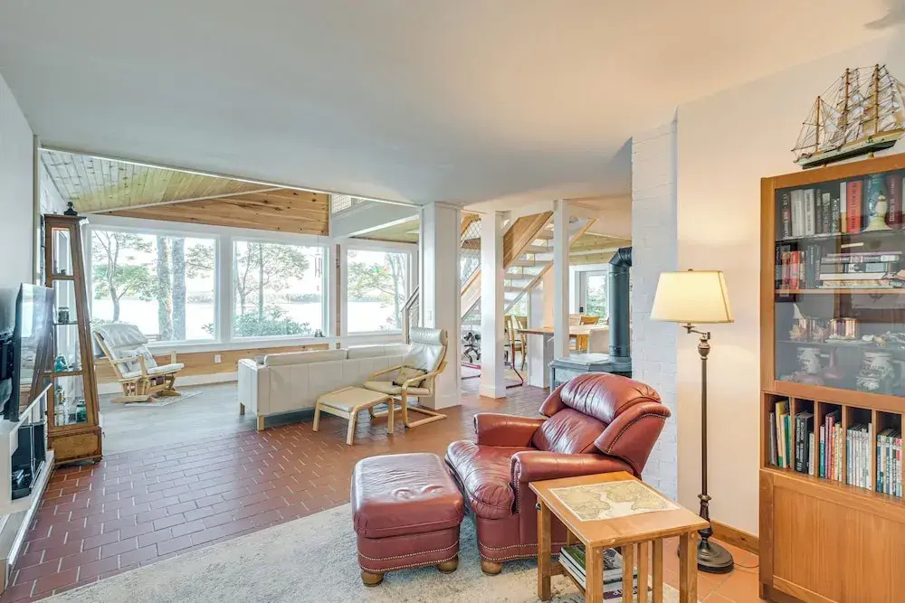 Oceanfront Frenchman Bay Home: Stunning View