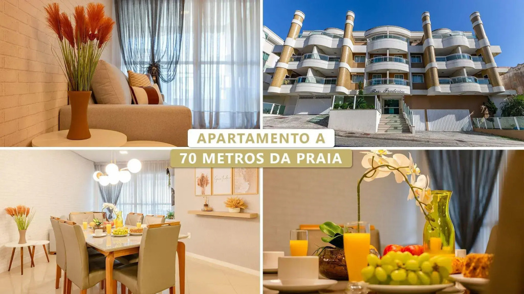 Confortável Apartamento 70m da Praia de Bombinhas