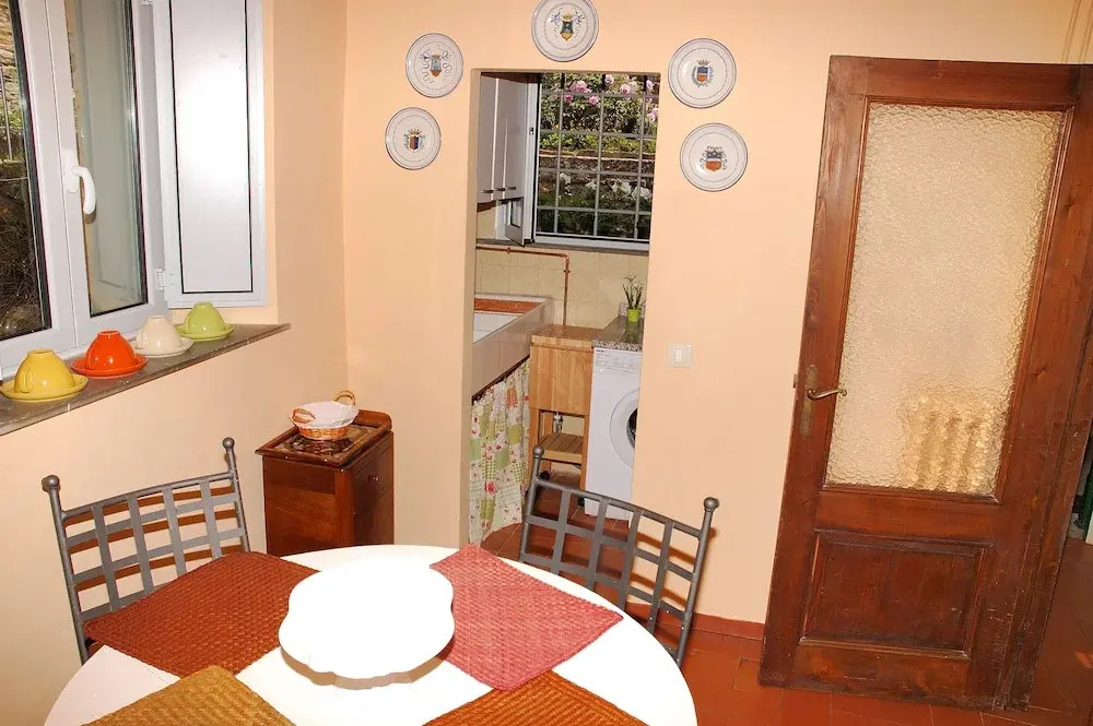 House with private garden, in Cortona's town centre