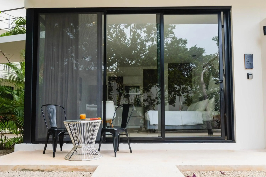 Modern studio spa & gym at Central Park Tulum
