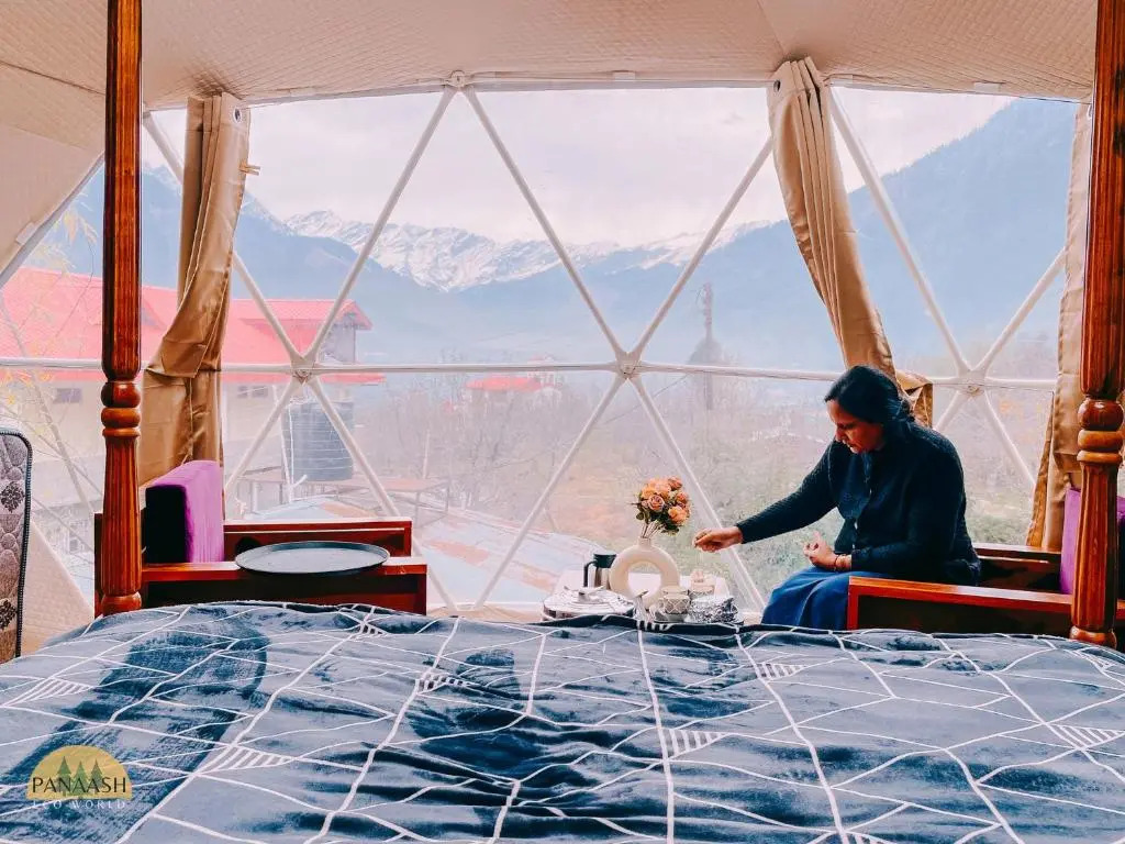 Panaash Eco World - A Luxury Glamping Dome Resort in Manali