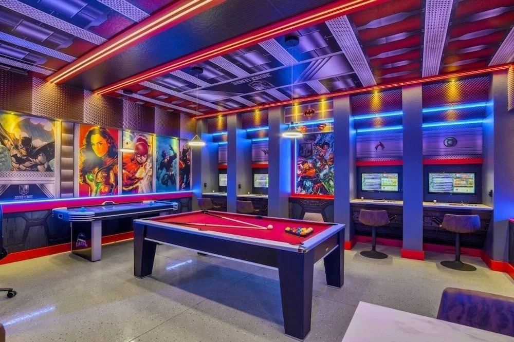 Amazing Game Room Your Kids Will Love! 7 Bedroom Villa by RedAwning
