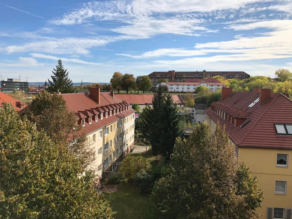 3 Raum-Wohnung mit Blick auf die Zitadelle Petersberg - DIREKT am BUGA-Gelände 2021