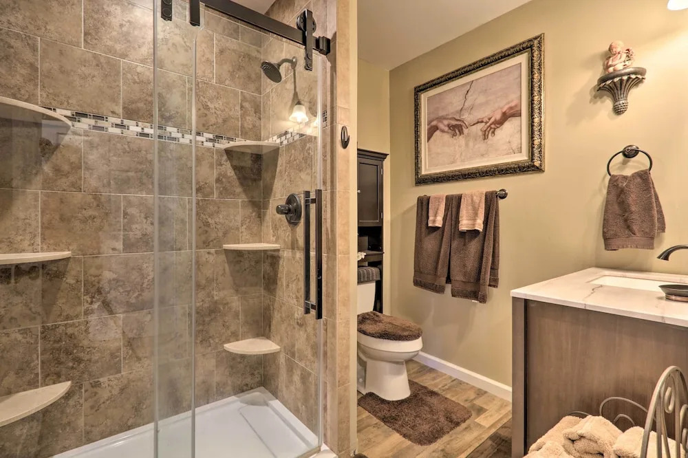 Quaint Creekside Cottage w/ Porch & Backyard!