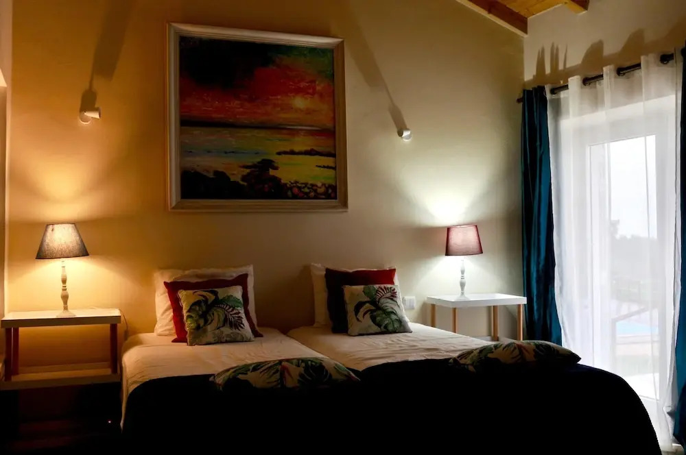 Villa with 2 Bedrooms in Zambujeiras, with Wonderful Mountain View, Private Pool, Furnished Garden - 20 Km From the Beach