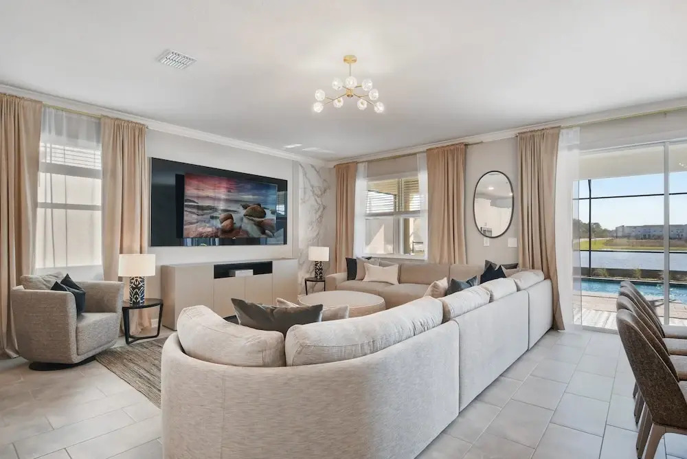 Storey Lake 10BR Lakeview Home Pool/SPA Game Room