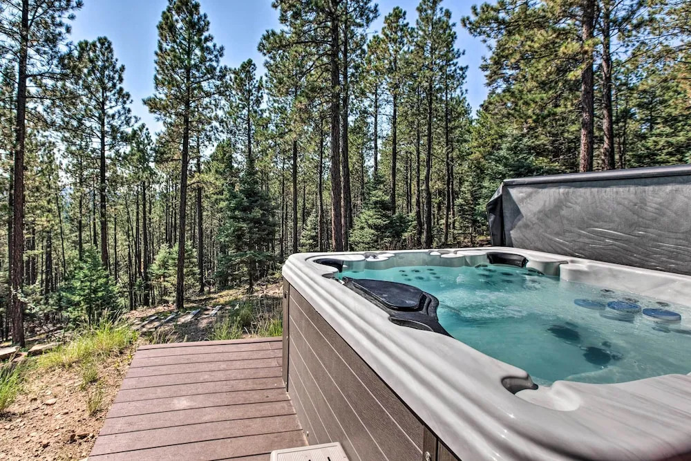 Hot Tub, Game Room: Spacious Angel Fire Retreat!