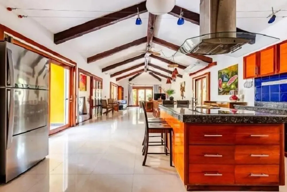 Villa con piscina y acceso a laguna Yalku, Akumal