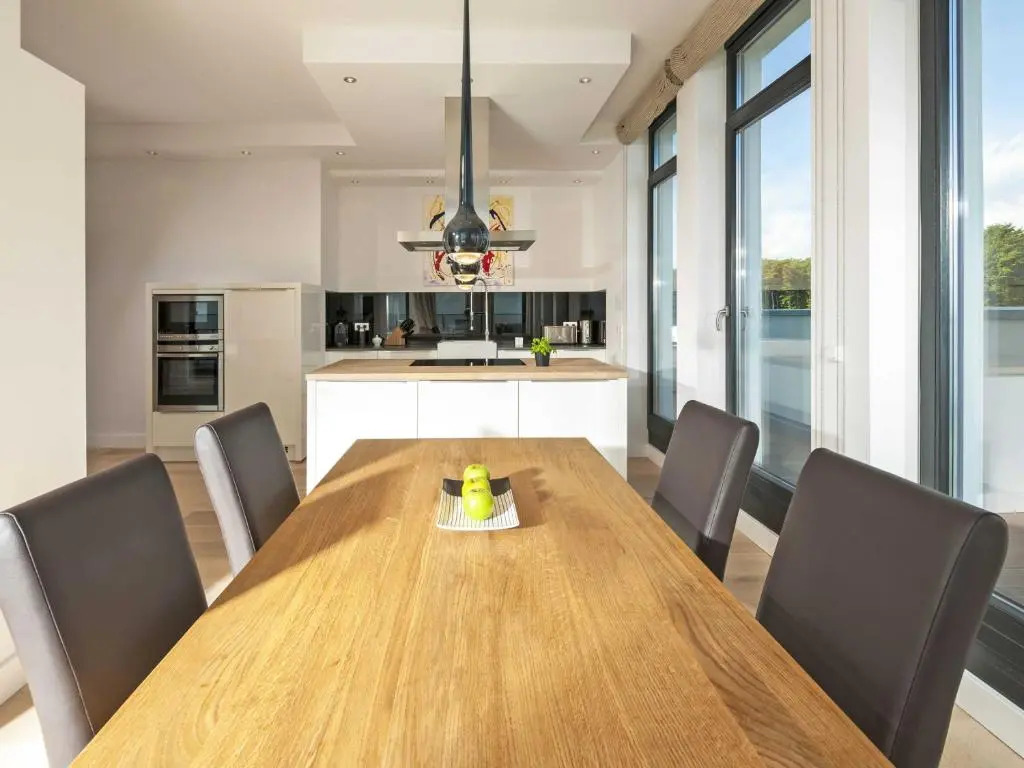 Villa Philine - Penthouse 28 mit Panoramablick, Pool, SPA & Kamin