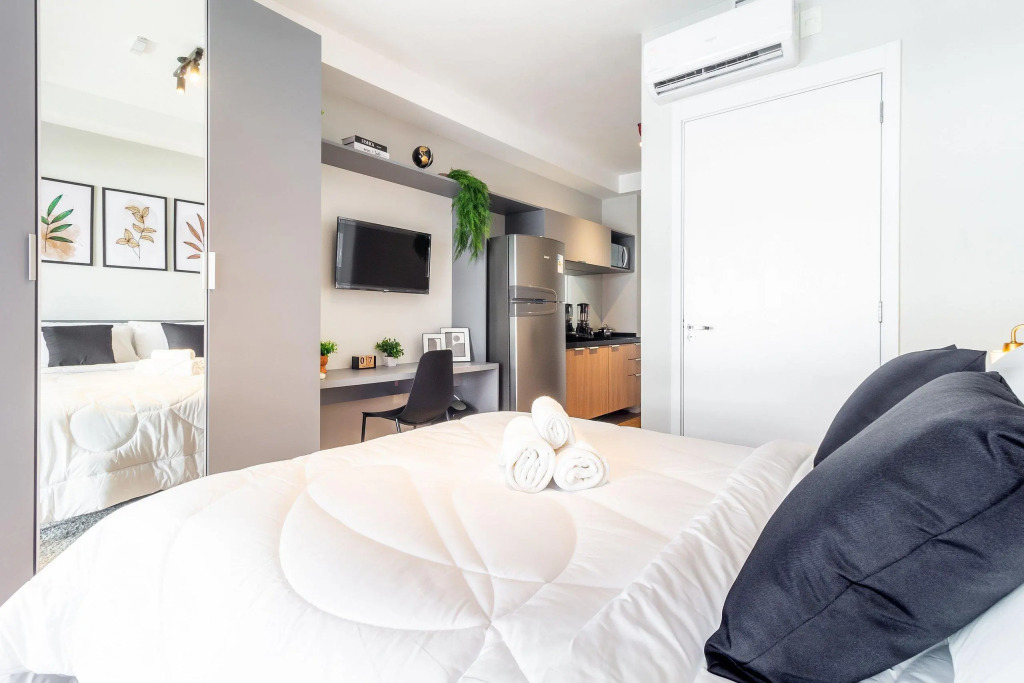 Studio 315 lindão em pinheiros com ar