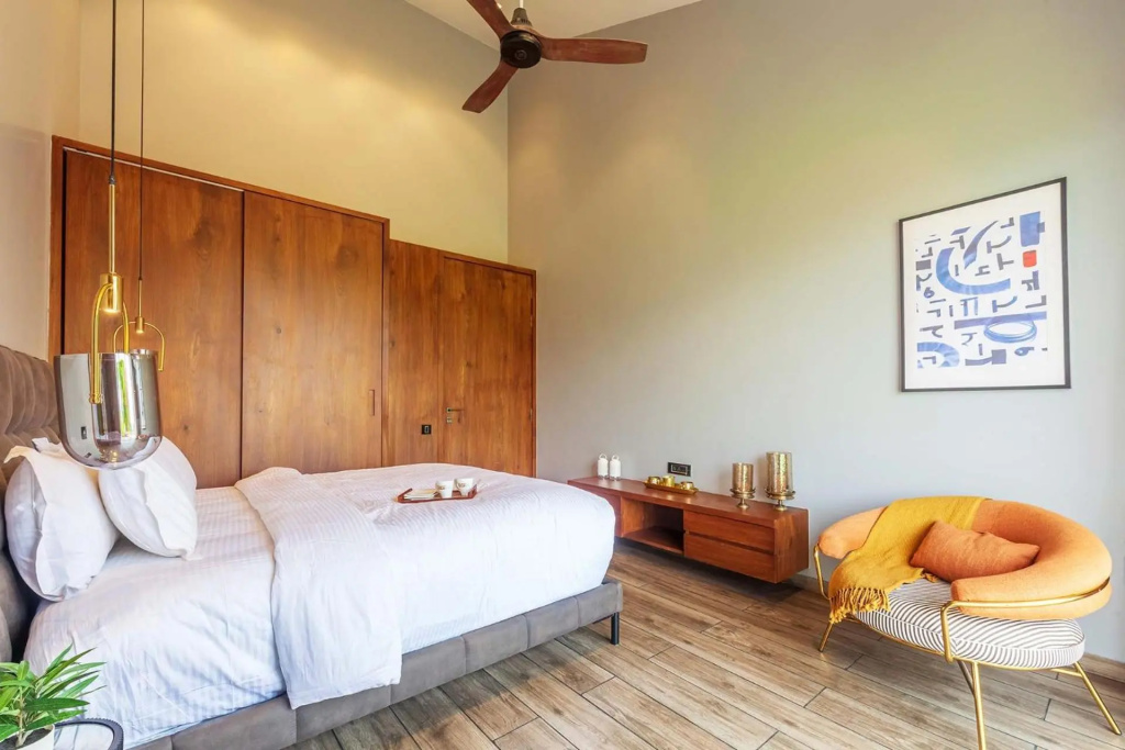 StayVistas Villa 107 at Canary Farms - Pure Veg with Huge Lawn, Pool and Home Theatre
