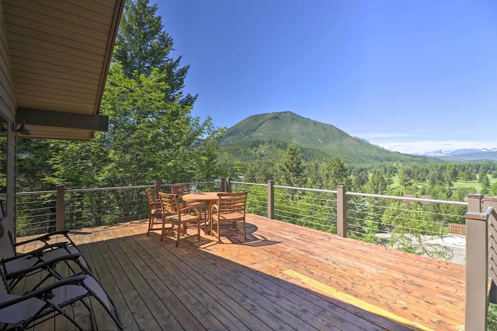 West Glacier Home w/ Majestic Mountain Views!