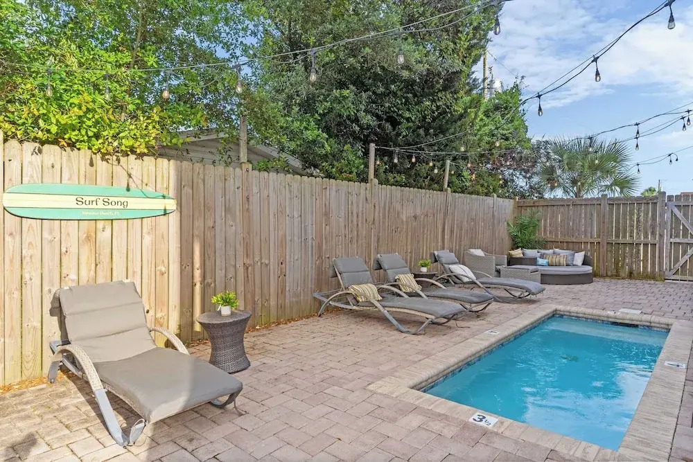 Pool, Firepit, Near Miramar Beach Access Blue Surf Lane by Avantstay
