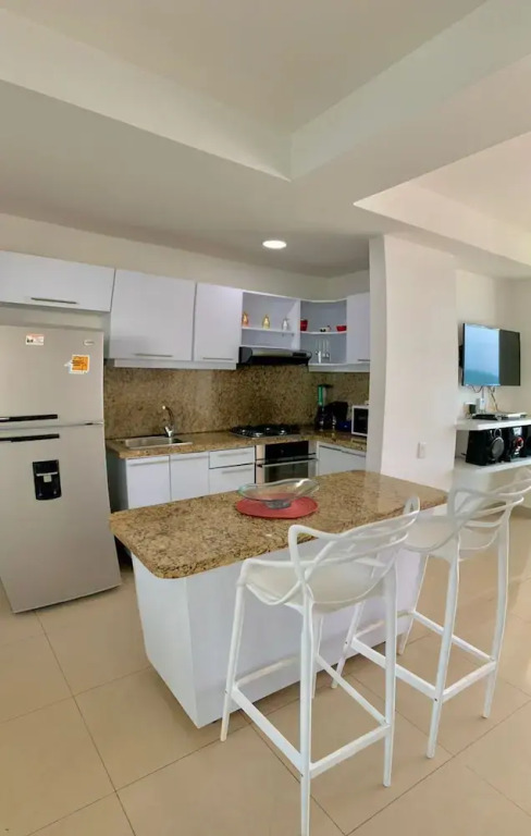 2P1-6 Apartamento Frente Al Mar Con Wifi